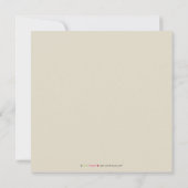 Darling Victoriaans Mint Green Baptism Invitation Kaart (Achterkant)