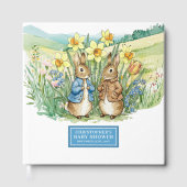 Darling Waterverf Rabbit Baby shower Gastboek Gastenboek (Voorkant)