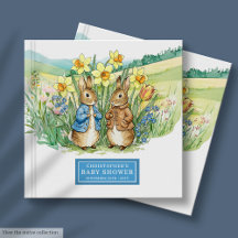 Darling Waterverf Rabbit Baby shower Gastboek