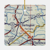 Darlington en Florence SC Keramisch Ornament (Achterkant)