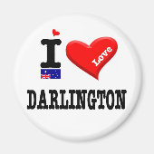 DARLINGTON - I Love Magneet (Voorkant)