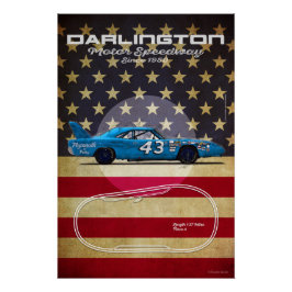Darlington Motor Speedway Perfect Poster
