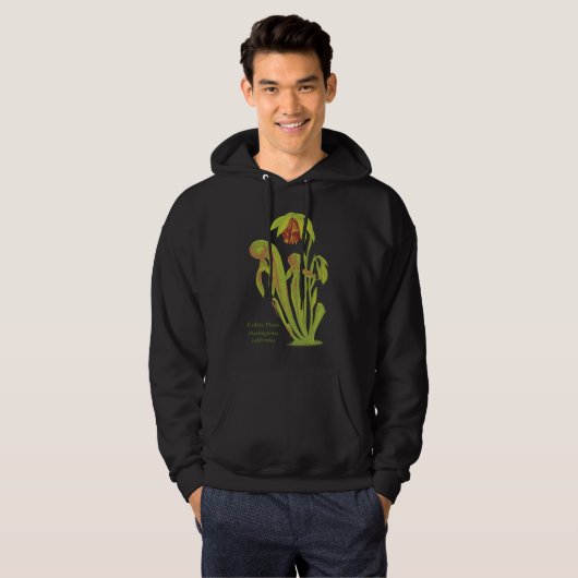Darlingtonia californica, carnivoren Plant Hoodie (Voorkant volledig)