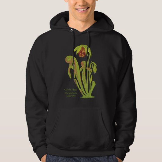 Darlingtonia californica, carnivoren Plant Hoodie (Voorkant)