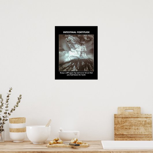 darmfortitude-a-a-stiff-bovenlip poster (Keuken)