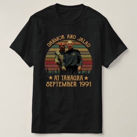 Darmok And Jalad At Tanagra September 1991 T-shirt (Design voorkant)
