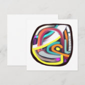 Darmreactie platte Kaart (Voorkant / Achterkant)