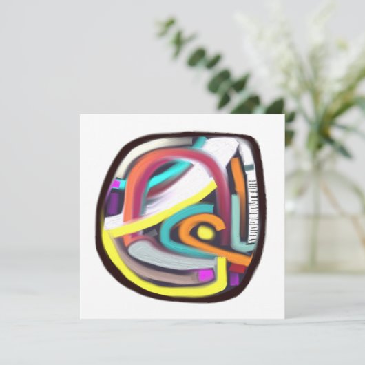 Darmreactie platte Kaart (Staand voorkant)