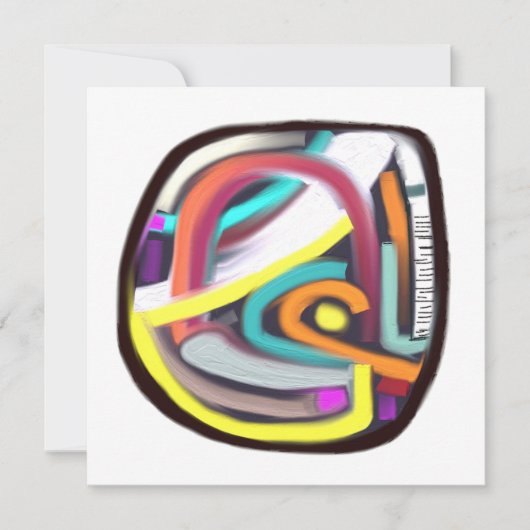 Darmreactie platte Kaart (Voorkant)