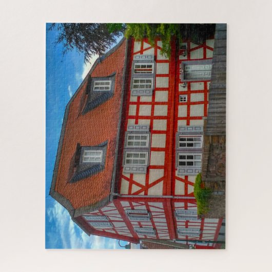 Darmstadt Hessen Duitsland. Legpuzzel (Verticaal)
