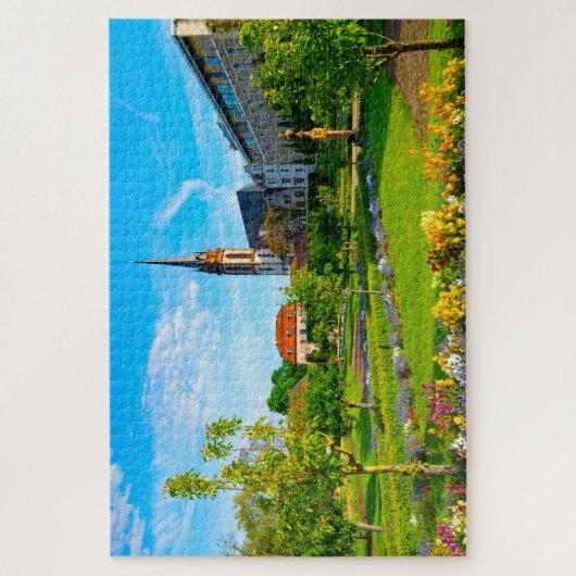 Darmstadt Hessen Duitsland. Legpuzzel (Verticaal)