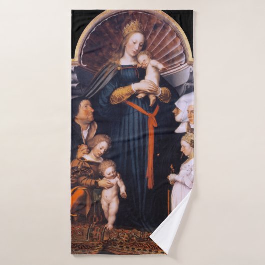 Darmstadt Madonna, Holbein de Younger Badhanddoek (Badhanddoek)