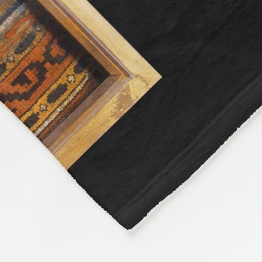 Darmstadt Madonna, Holbein de Younger Fleece Deken (Hoek)