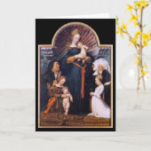 Darmstadt Madonna, Holbein de Younger Kaart (Gele Bloem)