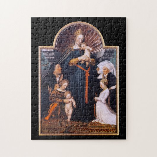 Darmstadt Madonna, Holbein de Younger Legpuzzel (Verticaal)