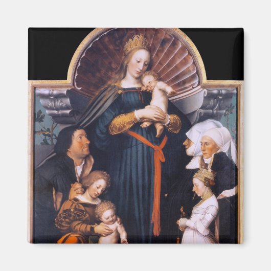 Darmstadt Madonna, Holbein de Younger Magneet (Voorkant)