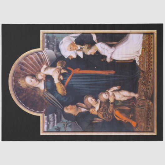 Darmstadt Madonna, Holbein de Younger Tissuepapier (Voorkant)