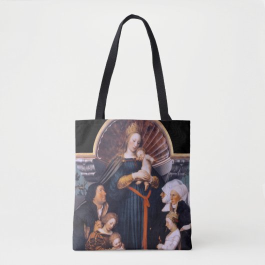 Darmstadt Madonna, Holbein de Younger Tote Bag (Voorkant)