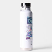Darmstadtium (Ds) – Atoomnummer 110 | ATOMIVRA Waterfles (Rechts)