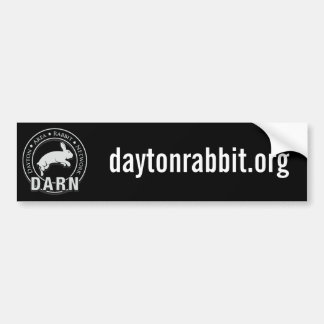 DARN-Bumpersticker - zwart Bumpersticker