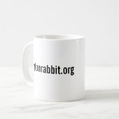 DARN-Mok - Wit Koffiemok (Voorkant links)