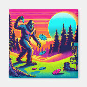 Darn Trees | Bigfoot Disc Golf Humor Magneet (Voorkant)