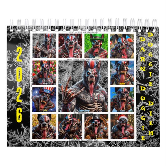 DarnDOGGIEClub 2026 Kalender (Hoes)