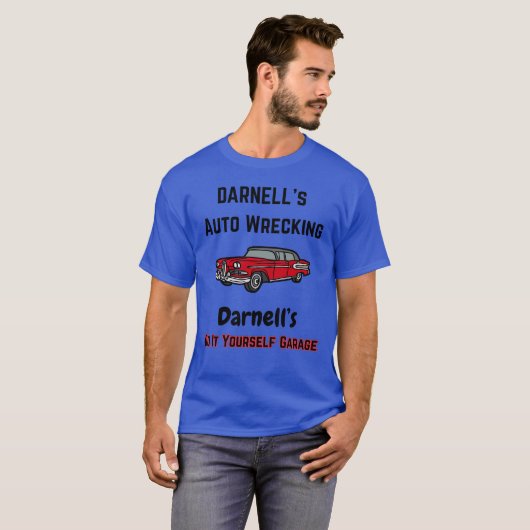 Darnell’s Auto Wrecking  T-shirt (Voorkant volledig)