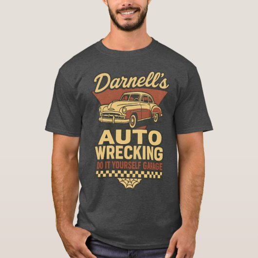 Darnell's autowrak t-shirt (Voorkant)