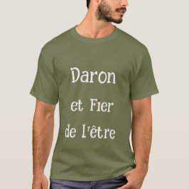 Daron et fier de t-shirt