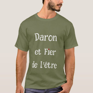 Daron et fier de t-shirt