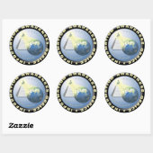 DARPA Kantoor van informatie-bewustmakingszegel Ronde Sticker (Vel)