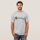DarQue-Mannen T-shirt met lange beschermhoes (Voorkant volledig)