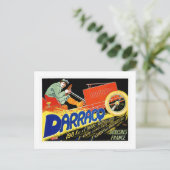 Darracq ~ Franse motorrijtuigenauto's Briefkaart (Staand voorkant)