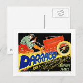 Darracq ~ Franse motorrijtuigenauto's Briefkaart (Voorkant / Achterkant)
