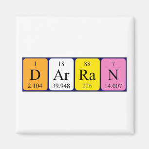 Darran periodieke table name magnet