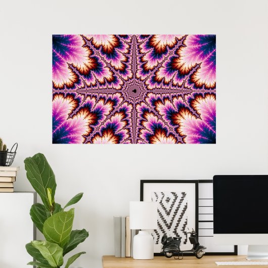 Darren4 - Fractaal Poster (Thuiskantoor)