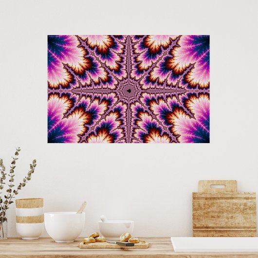 Darren4 - Fractaal Poster (Keuken)