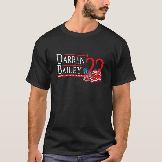 Darren Bailey Illinois Gouverneur Verkiezing 2022  T-shirt (Voorkant)
