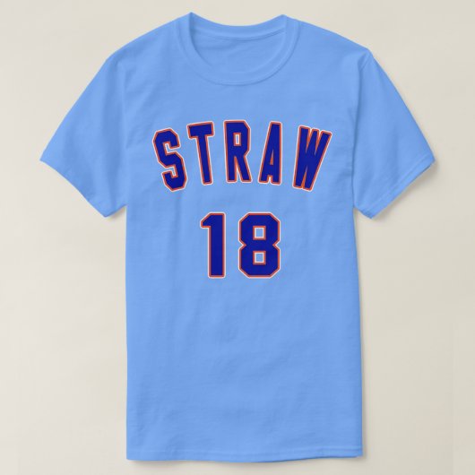 Darryl Strawberry 18 1988 Style Jersey T-shirt (Design voorkant)