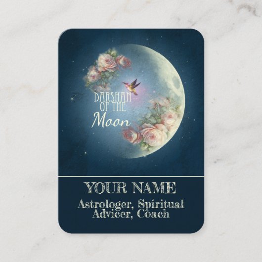 DARSHAN van de maan - Visitekaartje (Voorkant)