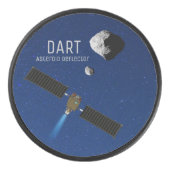 DART Asteroïde Deflecterende ruimtevaartuigen Hockey Puck (Voorkant)