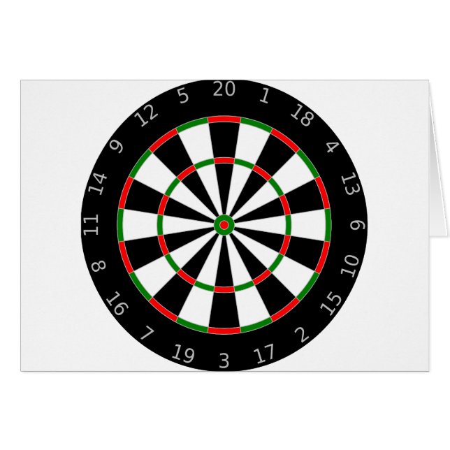 Dart Board (Voorkant Horizontaal)