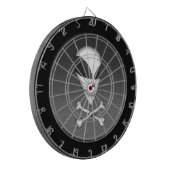 Dart Board - Area 51 Skull & Crossbones Dartbord (Voorkant Links)