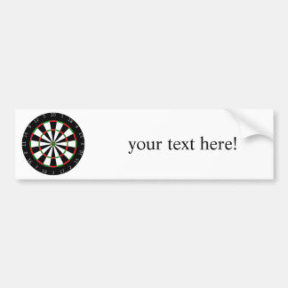 Dart Board Bumpersticker