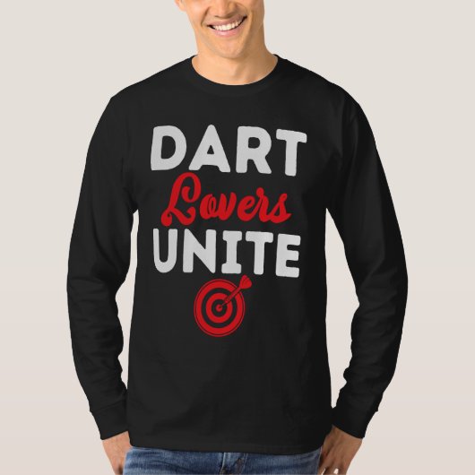 Dart Board Dart Unite Dar for Teams T-shirt (Voorkant)