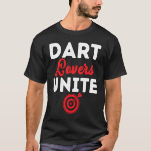 Dart Board Dart Verenig Dar voor Teams T-shirt