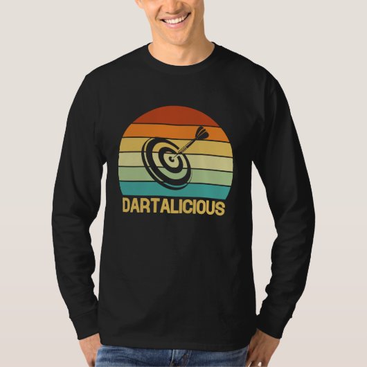Dart Board Dartalicious Bullseye Dar for Teams T-shirt (Voorkant)