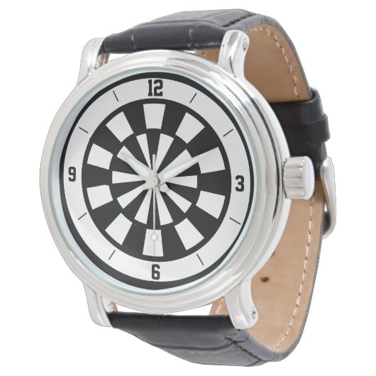 Dart Board eWatch Horloge (Gekanteld)