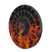 Dart Board/Flames Dartbord (Voorkant Rechts)